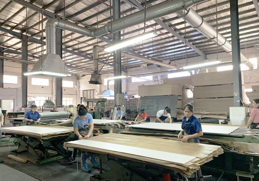 Dongguan Lingfeng Wood Industry Co., Ltd. 제조업체의 생산 라인