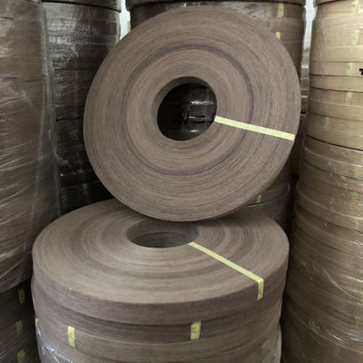 Customized Edge Sealing Strip Natural Veneer Black Walnut White Oak  Covered Edge Sealing 0.5mm Wood Edge Banding